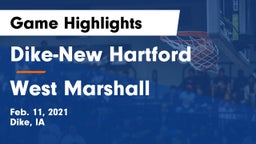 ****-New Hartford  vs West Marshall  Game Highlights - Feb. 11, 2021