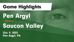 Pen Argyl  vs Saucon Valley  Game Highlights - Oct. 9, 2023
