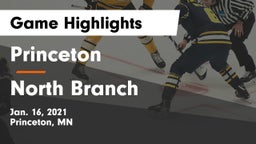 Princeton  vs North Branch  Game Highlights - Jan. 16, 2021