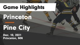 Princeton  vs Pine City  Game Highlights - Dec. 10, 2021