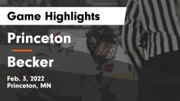 Princeton  vs Becker  Game Highlights - Feb. 3, 2022