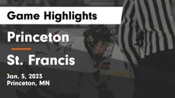 Princeton  vs St. Francis  Game Highlights - Jan. 5, 2023