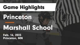 Princeton  vs Marshall School Game Highlights - Feb. 16, 2023
