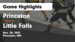 Princeton  vs Little Falls  Game Highlights - Nov. 30, 2023