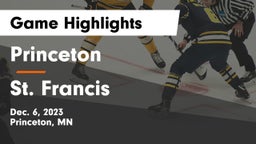 Princeton  vs St. Francis  Game Highlights - Dec. 6, 2023