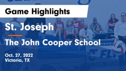 St. Joseph  vs The John Cooper School Game Highlights - Oct. 27, 2022