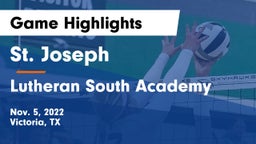 St. Joseph  vs Lutheran South Academy Game Highlights - Nov. 5, 2022