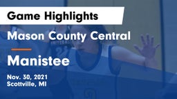 Mason County Central  vs Manistee  Game Highlights - Nov. 30, 2021