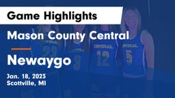 Mason County Central  vs Newaygo  Game Highlights - Jan. 18, 2023
