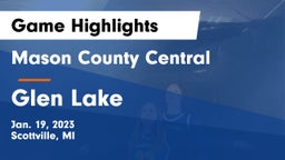 Mason County Central  vs Glen Lake   Game Highlights - Jan. 19, 2023