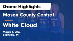 Mason County Central  vs White Cloud  Game Highlights - March 1, 2023