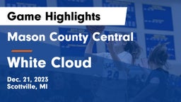 Mason County Central  vs White Cloud  Game Highlights - Dec. 21, 2023