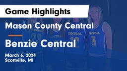Mason County Central  vs Benzie Central Game Highlights - March 6, 2024