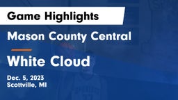 Mason County Central  vs White Cloud  Game Highlights - Dec. 5, 2023