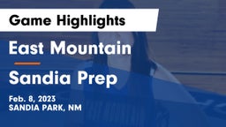 East Mountain  vs Sandia Prep  Game Highlights - Feb. 8, 2023