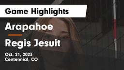 Arapahoe  vs Regis Jesuit  Game Highlights - Oct. 21, 2023