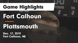 Fort Calhoun  vs Plattsmouth  Game Highlights - Dec. 17, 2019