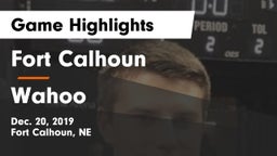 Fort Calhoun  vs Wahoo  Game Highlights - Dec. 20, 2019