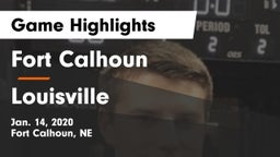 Fort Calhoun  vs Louisville  Game Highlights - Jan. 14, 2020
