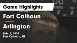 Fort Calhoun  vs Arlington  Game Highlights - Feb. 4, 2020