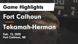 Fort Calhoun  vs Tekamah-Herman  Game Highlights - Feb. 13, 2020