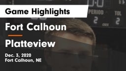 Fort Calhoun  vs Platteview  Game Highlights - Dec. 3, 2020