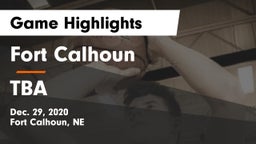 Fort Calhoun  vs TBA Game Highlights - Dec. 29, 2020