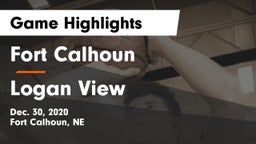 Fort Calhoun  vs Logan View  Game Highlights - Dec. 30, 2020