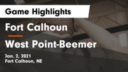 Fort Calhoun  vs West Point-Beemer  Game Highlights - Jan. 2, 2021