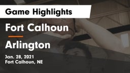 Fort Calhoun  vs Arlington  Game Highlights - Jan. 28, 2021