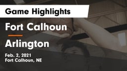 Fort Calhoun  vs Arlington  Game Highlights - Feb. 2, 2021