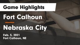 Fort Calhoun  vs Nebraska City  Game Highlights - Feb. 5, 2021
