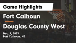 Fort Calhoun  vs Douglas County West  Game Highlights - Dec. 7, 2023