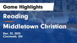 Reading  vs Middletown Christian Game Highlights - Dec. 22, 2023