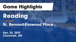 Reading  vs St. Bernard-Elmwood Place  Game Highlights - Dec. 23, 2023