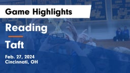 Reading  vs Taft  Game Highlights - Feb. 27, 2024