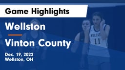 Wellston  vs Vinton County  Game Highlights - Dec. 19, 2022
