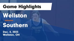 Wellston  vs Southern  Game Highlights - Dec. 4, 2023