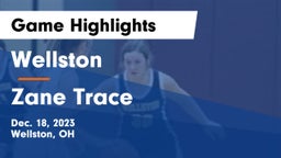 Wellston  vs Zane Trace  Game Highlights - Dec. 18, 2023