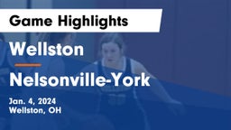 Wellston  vs Nelsonville-York  Game Highlights - Jan. 4, 2024