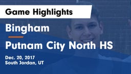 Bingham  vs Putnam City North HS Game Highlights - Dec. 20, 2017