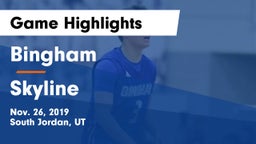 Bingham  vs Skyline  Game Highlights - Nov. 26, 2019