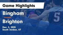 Bingham  vs Brighton  Game Highlights - Dec. 3, 2020