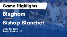 Bingham  vs Bishop Blanchet  Game Highlights - Dec. 27, 2023