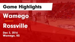 Wamego  vs Rossville  Game Highlights - Dec 2, 2016