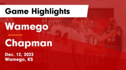 Wamego  vs Chapman  Game Highlights - Dec. 12, 2023