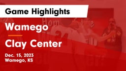 Wamego  vs Clay Center  Game Highlights - Dec. 15, 2023