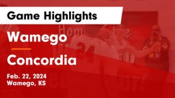 Wamego  vs Concordia  Game Highlights - Feb. 22, 2024