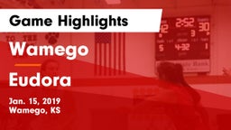 Wamego  vs Eudora  Game Highlights - Jan. 15, 2019