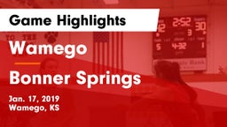 Wamego  vs Bonner Springs Game Highlights - Jan. 17, 2019